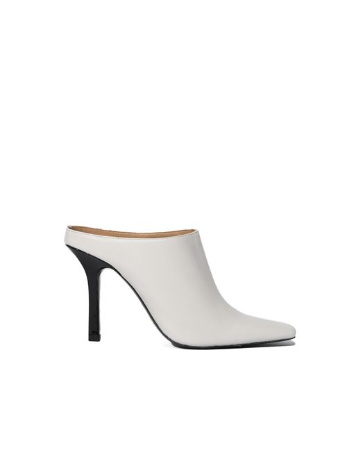 Sabot mules in pelle White Patrizia Pepe | 8Z0120 L026W101